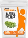 BulkSupplements.com Alfalfa Extract Powder - Alfalfa Supplement, Green Superfood Powder - Vegan & Gluten Free, Green Supplements - 500mg per servering, 1kg (2,2 lbs) (Pack of 1)