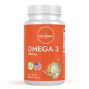 Omega 3 | 1000mg | Fiskolja | Fettsyror | EPA & DHA | Icke-GMO | 60 Softgels