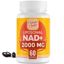 2000 MG NAD Supplement, Liposomal NAD + med hög absorption, mer effektiv än Nikotinamid Riboside, Pure & Plus Boosting Supplement, Aging Defense, Metabolism & Cellular, 60 softgels