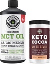 Vänsterkusten Performance 100% Coconut MCT Oil Liquid, 32oz + Keto Coco Drink Mix, 8.5oz