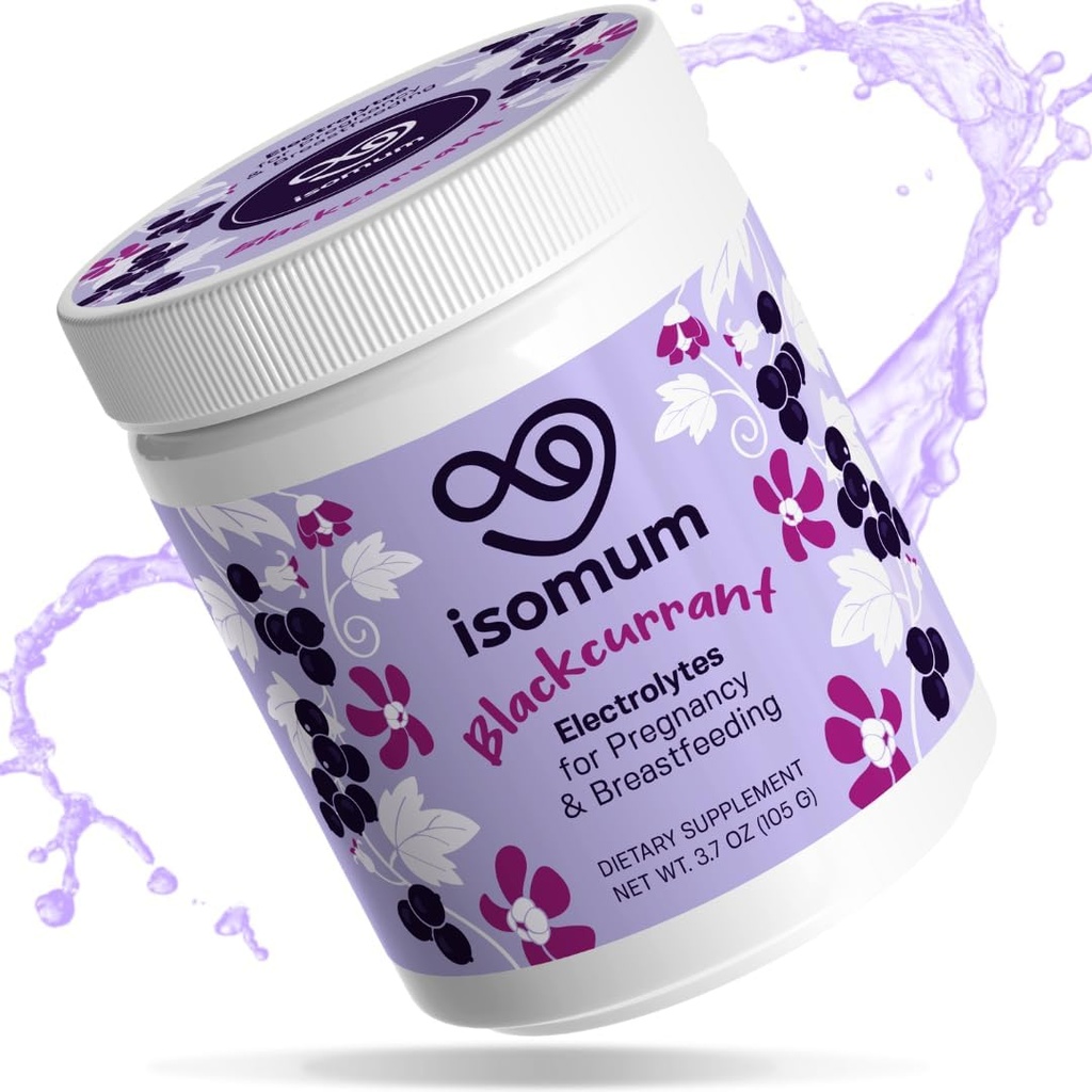 Elektrolytpulver för graviditet och amning | Zero Sugar - Hydration & Energy Support | Vitaminer och mineraler | Prenatal & Postpartum Supplement | Säker för omvårdnadsmammor - 30 portioner