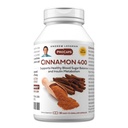 ANDREW LESSMAN Cinnamon 400mg - 30 kapslar - Hög styrka, standardiserat extrakt. Inga tillsatser. Liten lätt att svälja kapslar