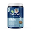 NaturVet Senior Advanced Incontinence Dog Supplement - Hjälper till att stödja hundens blåskontroll, normal urinering - Inkluderar synergistisk blandning av botaniska - 120 Ct. Soft Chews