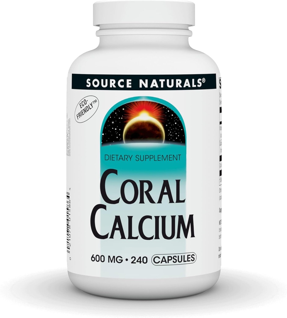 Källa Naturals Coral Calcium - 600mg - 240 kapslar