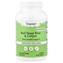 Vitacost Red Yeast Rice & CoQ10 med No-Flush Niacin - 240 vegetariska kapslar