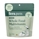 Fera Pets Whole Food Multivitamin Cat & Dog Food Topper med Probiotika, Antioxidanter och Essential Dog Vitaminer & Mineraler - Näringsämnen från frukter, grönsaker och organ kött - 3,7 oz