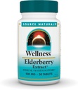 Källa Naturals Wellness Elderberry Extract, 500 mg för Immune System Support * - 30 tabletter