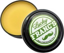 Lucky Franc's Unscented Mustache Wax för Män. Strong Frim Hold Stache Wax för Mäns Grooming. Alla naturliga doftfria formel med Beeswax och kokosolja. USA Made Mustache Styling Wax 2 Ounces