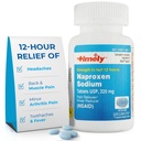 TIME-CAP LABS, INC. Tidiga Naproxen Sodium 220mg - NSAID Pain Reliever for Headache, Tooth Ache, Minor Arthritis Pain Relief, Backache, Fever - Varar 12 timmar - 300 greve