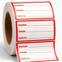 500Pcs Drug Name Label Stickers Medication Strength Stickers 1x2 Inch-Veterinary Instruction Labels påminner om etiketter