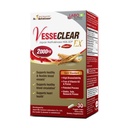 LABO Nutrition VesseCLEAR EX: Nattokinase NSK-SD + Elastin F för ren och flexibel blodkärl. Japans mest forskningsbevisade, funktionell dos, syrabeständig / fördröjd frisättning kapslar
