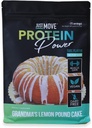 Just Move Protien - farmors citronpund kaka - Vegan (Plant Based), Organic, Dairy Free, Soy Free, Gluten Free, Keto, Peanut Free, 20g Protein, Low Carb, Non GMO (17,2 Oz)