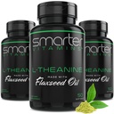 (3 Pack) Smartare L-Theanine 250mg Supplement, i Non-GMO Flaxseed Oil, 150 Liquid Softgels