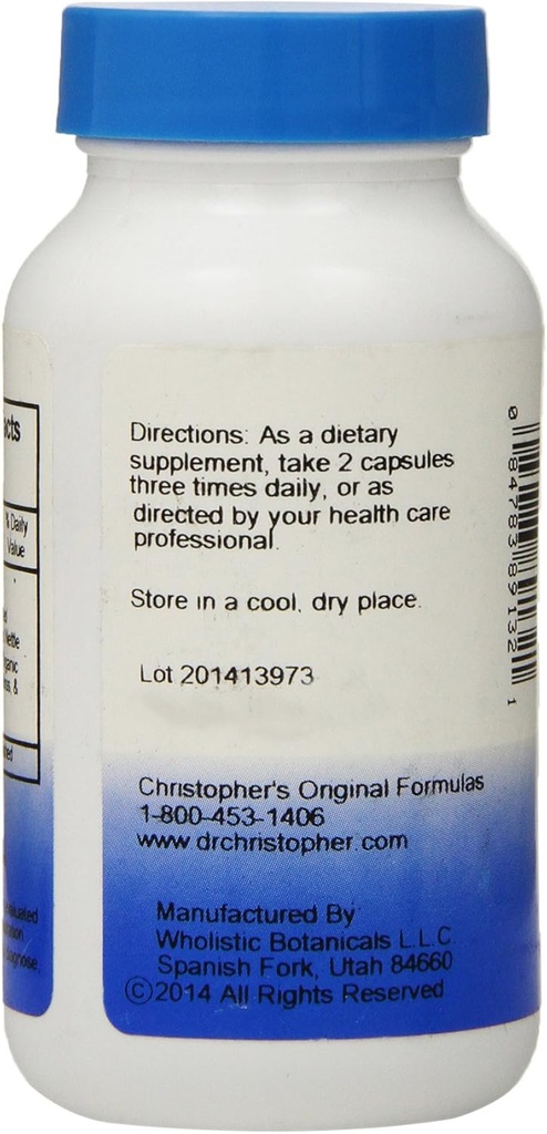 Dr. Christophers ursprungliga formler Thyroid Maintenance Formel Capsules, 100 Count (Pack of 2)