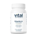Vital Nutrients Vitamin A 7500mcg RAE | Vitamin A Supplement för immunfunktion, vision, hud och cellulär hälsa | Gluten, Dairy, Soy Free | Non-GMO | 100 kapslar