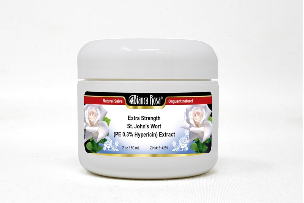 Bianca Rosa Extra Strength St John's Wort (PE 0,3% Hypericin) Extrakt - Salve Ointment (2 oz, ZIN: 514259)