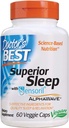 Läkarens bästa Superior Sleep med Sensoril, Formel innehåller Ashwagandha, 5-HTP, L-Theanine & GABA, 60 Count
