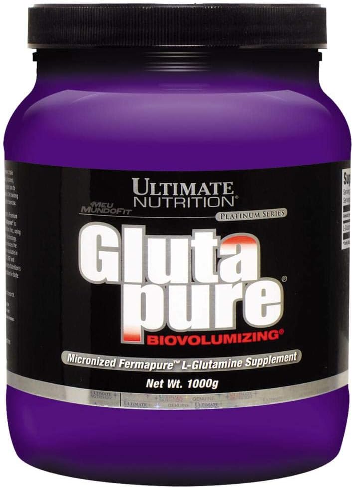 Ultimate Nutrition Glutapure 5000mg Biovolumizing, Muscle Recovery Supplements with L-Glutamine, Amino Acid Powder for Immune Function, 1000g Powder, 200 Servings