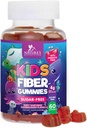 Barn Fiber Gummies 4g - Prebiotisk Fiber Supplement för Digestive Health, Regularity & Immune Support - Sugar Free & Plant-Based Fiber - Natural Raspberry Flavor - Vegan, Gluten-Free - 60 Gummies