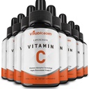 Liposomal Vitamin C 2000mg Liquid för vuxna, Hög Absorption VIT C, Maximera Vitamin C, Bra för Immunsystem & Antioxidant, 60ML (8 flaskor)