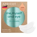 APRICOT Eye Patches med Hyaluronic Acid (förpackning av 1) I Anti-Aging Eye Pads "Me,Myself and Eye" Jag minskar ögonrynkor jag återanvändbara ögonfläckar I Silicone pads mot rynkor jag gjorde i Tyskland