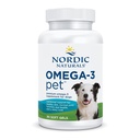 Nordic Naturals Omega-3 Pet, Unflavored - 90 Soft Gels - 320 mg Omega-3 Per Soft Gel - Fiskolja för hundar med EPA & DHA - främjar hjärta, hud, rock och immun hälsa
