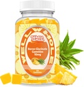 Boron Glycinate Gummies 10mg, CoQ10 100mg, Hjälp Absorption av kalcium och magnesium, interaktioner med vitamin D, 60 grejer