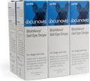 Sentrx - Ocunovis Gel Eye Drops för hundar och katter med torra ögon, Hydrating Cat och Dog Eye Drops med Hyaluronic Acid, Non-Blurring och icke-Stinginging Artificial Tears, 5 ml, 6 Pack