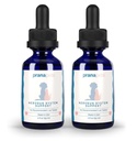 PranaPets Nervous System Support för hundar och katter | Herbal Formel Safely hjälper till att minska nervositet, ofrivilliga muskelrörelser | Hjälper till att stödja hjärnan och nervsystemet - 2 Pack