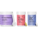 Rael Supplement for Women Bundle - Hormone Balance, Myo-Inositol & D-Chiro Inositol (30 Day Supply) & Probiotics, 15 miljarder CFU (30 Day Supply) & PMS Supplement (28 kapslar)