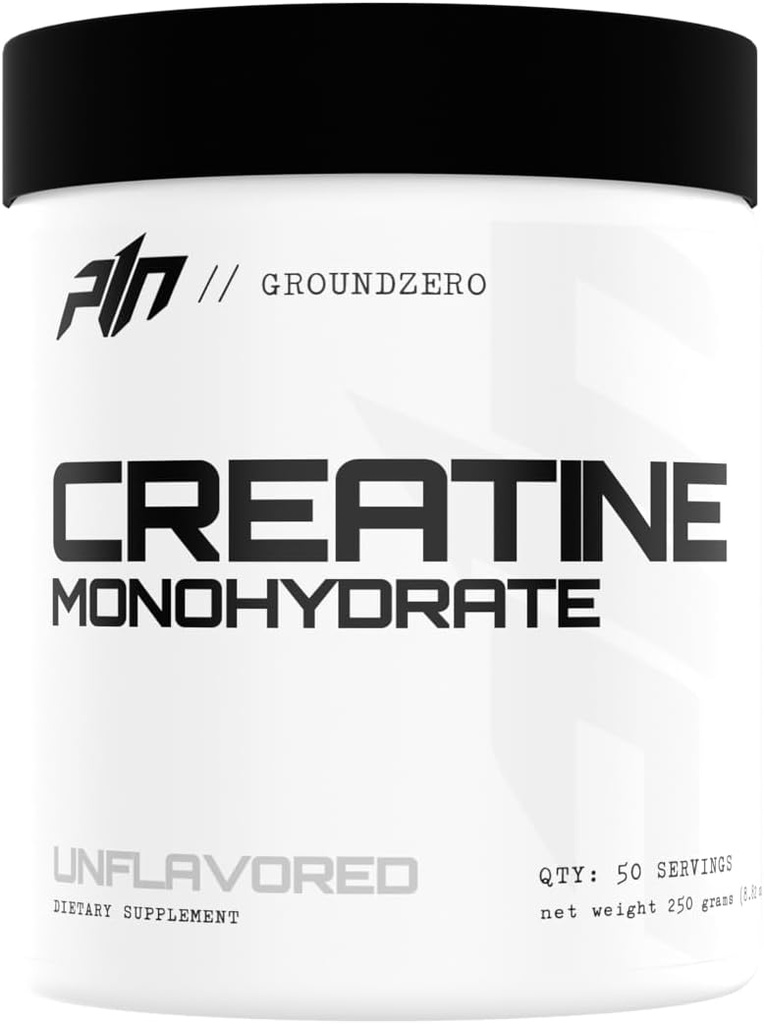 Projekt #1 Kreatinmonohydratpulver - Bättre gymprestanda och återhämtningstillägg för män och kvinnor - muskelbyggande och tillsatt styrka - Osmakad - 50 portioner