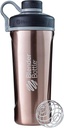 BlenderBottle Radian Shaker Cup isolerad rostfritt stål vattenflaska med Wire Whisk, 26-Ounce, koppar