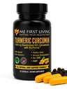Me First Living Turmeric Curcumin 1000 mg 95% Curcuminoids, Bioperine 10 mg, 19x Mer potent än andra, ökad absorption, icke-GMO, organisk gurkmeja, Vegan, Gluten Free, 60 kapslar
