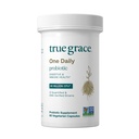 True Grace One Daily Probiotic - 60 vegetariska kapslar - 90 miljarder CFU - Gut, Digestive & Immune Health Support Blend med Prebiotic Fiber - Gluten & Soy Free - 60 portioner