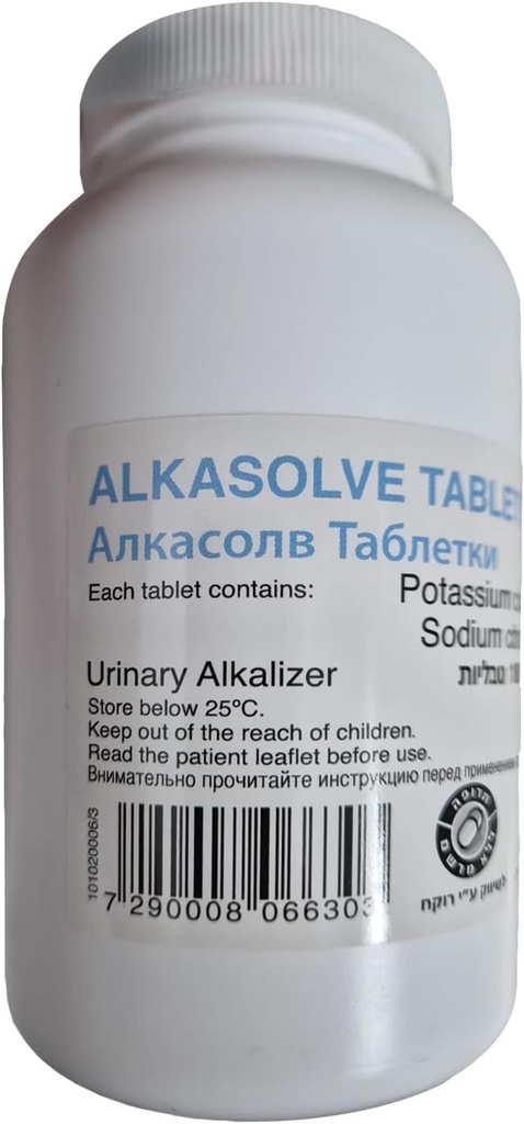 Generisk ALKASOLVE pH Balance Tablets - Neutralize Acid & Balance pH för Immune Support, Peak Performance, Reducing Inflammation, Overall Wellness - 180 tabletter