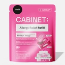 Kabinett: Diphenhydramine 25mg Allergy Relief Antihistamine tabletter för allergier, Hay Fever och Runny Nose, 120 tabletter (Refill Pouch)