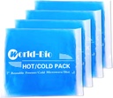 Gel Soft Flexible Ice Packs for Injuries, Reusable Cold Pack, Hot Cold Compress for Joint & Muscle Pain, Surgery Recovery, Inflammation, Swelling, Face, Head, Wrist, Ankle & Fot Injury, 4 Pack-5.1 "x6.3"