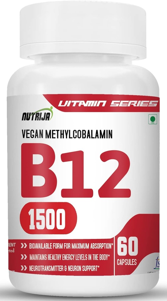 Vitamin B12 Supplement (60 kapslar)