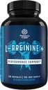 Pre Workout Nitric Oxide Supplement - Extra Strength L Arginine L Citrulline Supplement med Beta Alanine Nitric Oxide Booster för förbättrad prestanda styrka vaskularitet och muskelåterställning