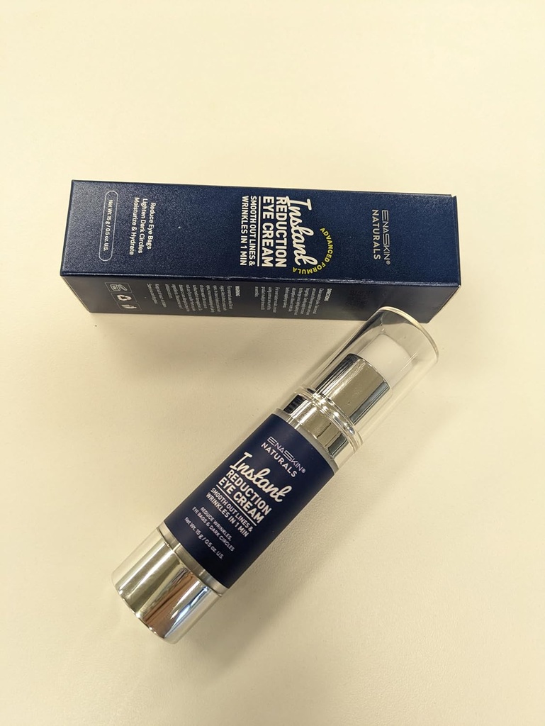 Enaskin Naturals Instant Anti Aging Eye Cream: Rapid Temporay Eye Tightener för mörka cirklar, Fina Lines och Puffiness på 60-talet, Anti Aging Under Eye Cream för Fina Lines och Eye Bags