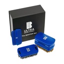 Magnetized High-end Beard Brush "Master" Set. "ULTIMATE BRUSH" är en 3-i-1 borste set. Inkluderar: spegel, lagringsutrymme, två kamrar och två borstar. Avtagbara bitar gör en anpassad enhet.