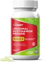 NAD+ Tillägg NMN Alternativ - Liposomal Nicotinamide Riboside med Resveratrol & Quercetin för anti Aging Cell Regeneration Energy Focus för Män Kvinnor Kvinnor