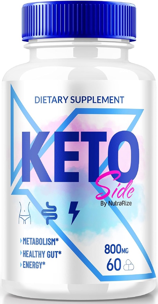 Keto Side Capsules, Premium Supplement för att stödja Active Lifestyle, All- Natural Keto Support för att uppnå Fit and Healthy Body, KetoSide Detox Pills Reviews (60 kapslar)