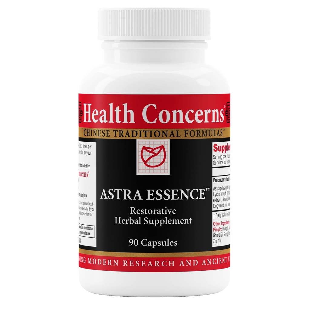 Hälsokonserner Astra Essence - Herbal Tonic Support Supplement - traditionell kinesisk medicin för vitalitet, minne, yrsel, Vertigo, återhämtning och immunstöd - 90 kapslar