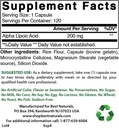 Bästa naturliga Alpha Lipoic Acid 200 Mg & B-100 Complex