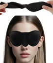 Moisture Chamber Glasses för torra ögonavlastning, 3D Silikon Hydrating Sleep Goggles med mjuk och bekväm, sovmask för CPAP-användare,justerbar remsa