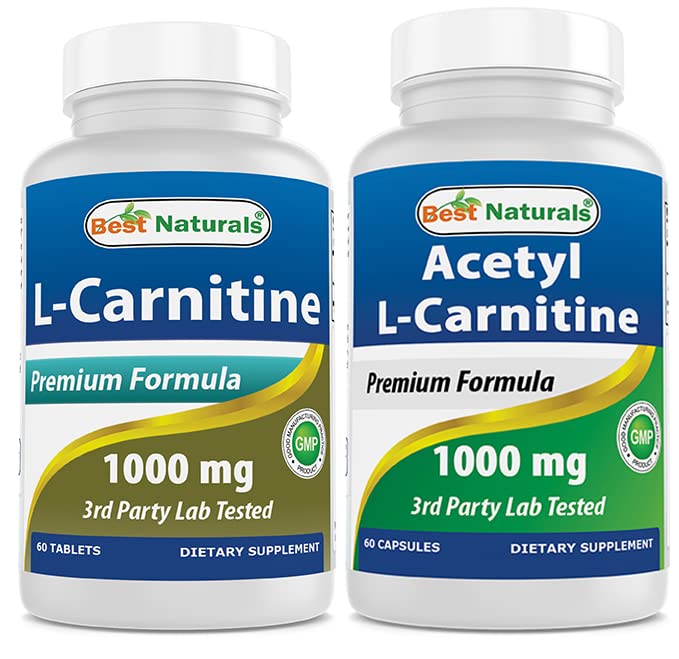 Bästa naturliga L-karnitin 1000mg & Acetyl L-karnitin 1000mg