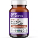 Nytt kapitel Mäns Multivitamin för Immune, Stress, Hjärta + Energistöd med fermenterade näringsämnen - Varje mans en dagligen, gjord med organiska grönsaker och örter, icke-GMO, Gluten Free - 96 ct