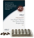 Prenatal & Pregnant Iron - 1 Tablet a Day - Mycket Små - Bisglycinate - Ta det med frukost