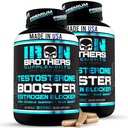 Test Booster för män med östrogen Blocker - Anti-östrogen Dietary Supplement - Natur Aromatashämmare - Öka Libido & Styrka 60 kapslar - Muskeltillväxt - Viktminskning (2 flaskor)